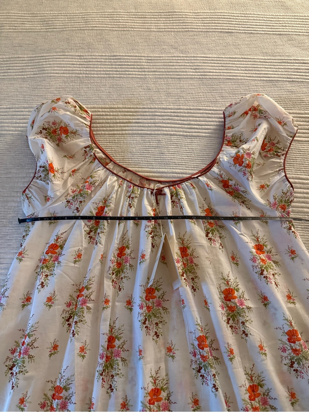 NWT Doen Julia Dress in ROSE PETIT BOUQUET DE CHAMONIX Size M - Picture 5 of 5